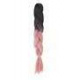 Hair Canel synthetic braids Ombre black and pink ISO