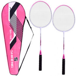 Complete Badminton Set + Cover Lightweight Practical Racket SP0826 Universal