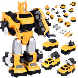 Magnetic Transformer Robot Toy 2-in-1 – large figure – accessories ZA6009 universal
