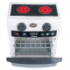 Oven with light function + accessories