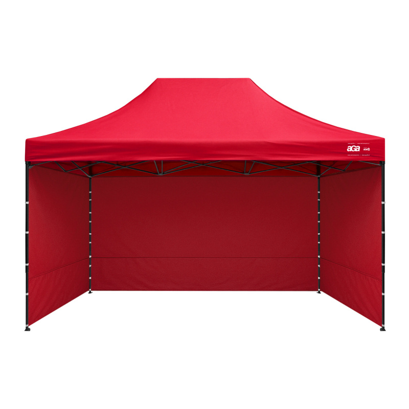 Aga Scissor stand PARTY 3x4,5m Red
