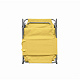 Aga 2x Garden Reclining Lounger with Canopy Yellow