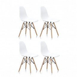 Aga 4x Dining Chair White