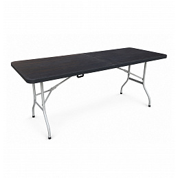 Aga Garden Folding Table 180x74x74 cm Black