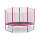 Aga SPORT PRO Trampoline 366 cm Pink + protective net