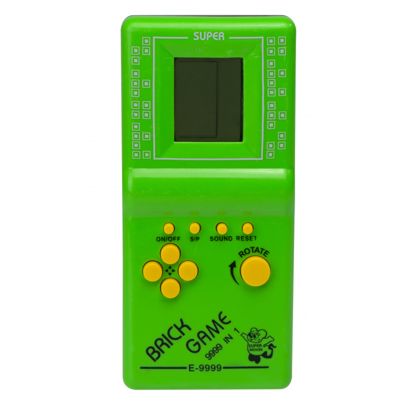 KIK Digital Game Brick Game Tetris Green
