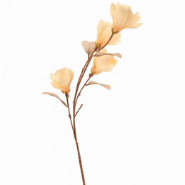 Artificial Plant Magnolia Branch 82 cm Height Cream LIKE REAL