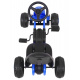 First Pedal Go-Kart for Youth Blue + Chain Drive + Rubber Wheels