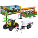 Farmer set with tractor