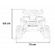 Buggy 4x4 Vehicle KCK 24V9Ah Red