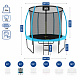 Aga SPORT EXCLUSIVE Trampoline 250 cm Light blue + protective net + ladder