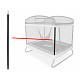 Aga Replacement Rod for Rectangular Trampoline 122x183 cm - Length 88 cm