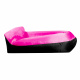 Aga Inflatable Lazy Bag 230x70 cm Black/Pink