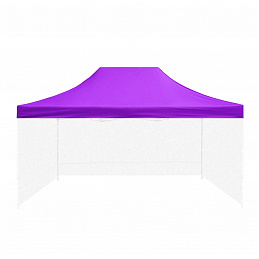 Aga Roof for Sales Stand 3x4.5m Purple