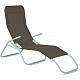 Aga 2x Garden Sun Lounger SIESTA Dark Brown