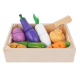 Set of fruit, vegetables, wooden for cutting Z11207