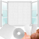 Mosquito net white 1,5x1,3m ISO mosquito net