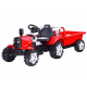 Electric Tractor with Trailer PA0234 Green