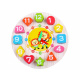 Wooden educational clock with sorter ZA3608