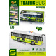 Bus with light and sound function green