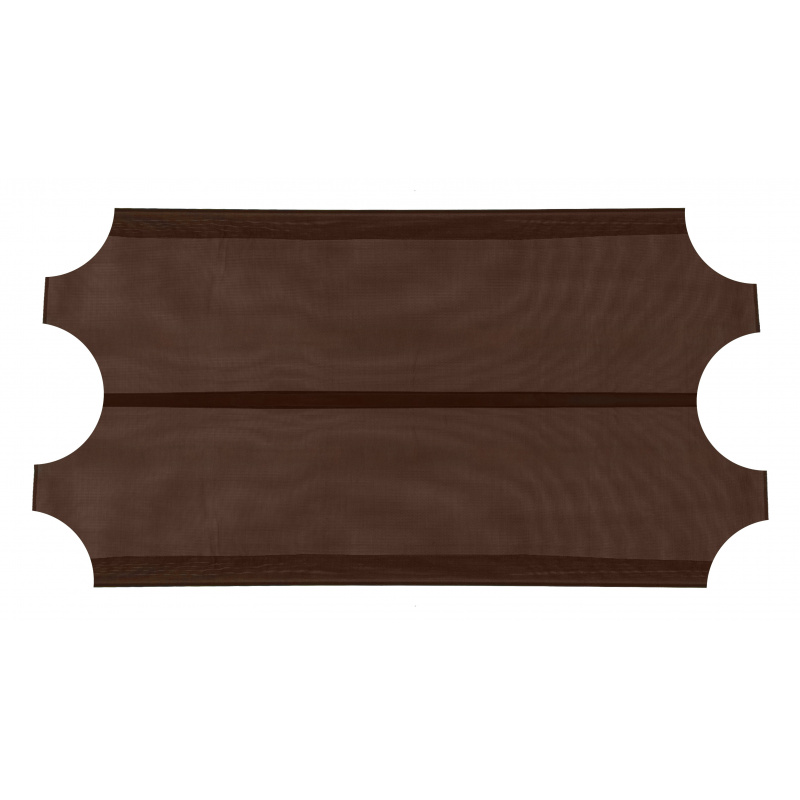 Spare parts for garden swing 8078 woven seat brown