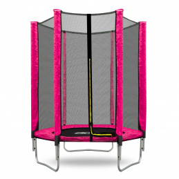 Aga SPORT TOP Trampoline 150 cm Pink + Safety Net
