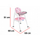 Aga Children's High Chair 3-in-1 Pink