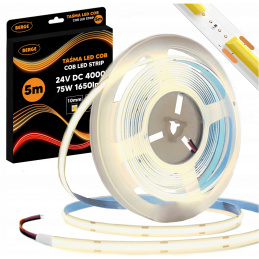 COB Neon LED Strip 24V - 528D - 15W/m - IP20 - 1650lm - 5m - Neutral Color