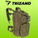 Military backpack 28L green ISO 8916