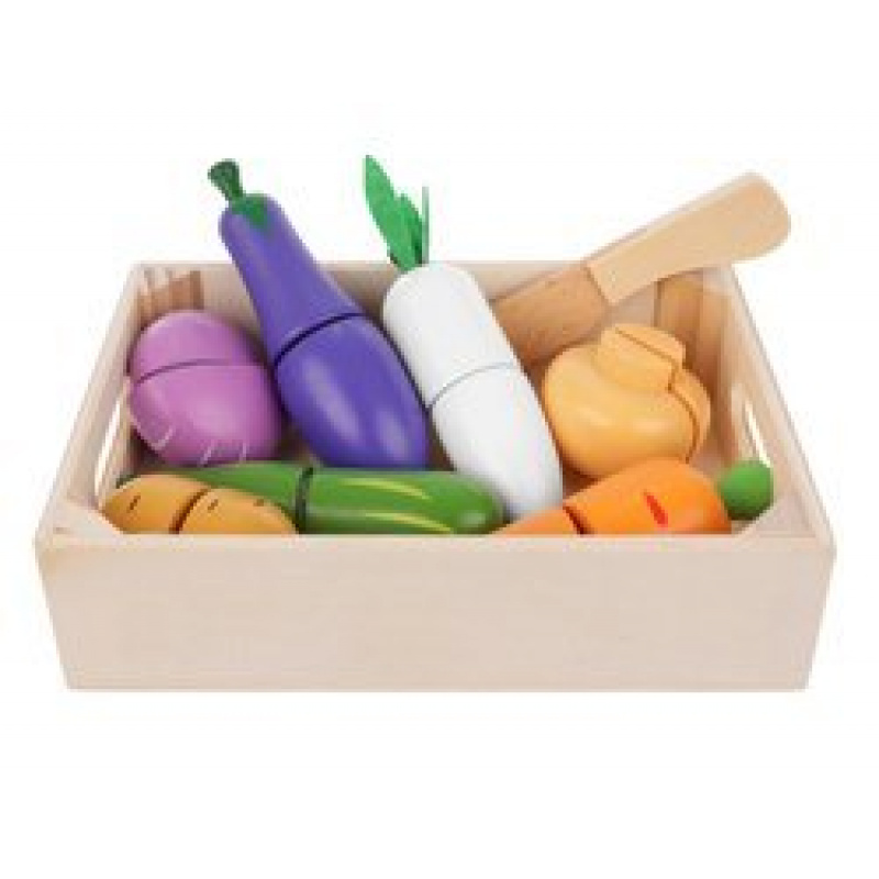 Set of fruit, vegetables, wooden for cutting Z11207