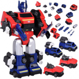 Magnetic Transformer Robot Toy 2-in-1 – large figure – accessories ZA6009 universal