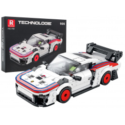 Sports Car Building Set White 346pcs.