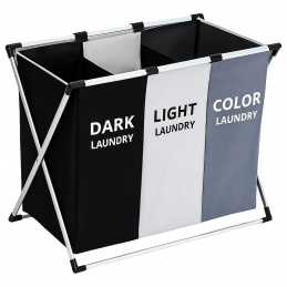 M13D4 LAUNDRY BASKET 3 COMPARTMENTS
