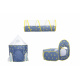 Aga4Kids Children's play tent with climbing tunnel Blue