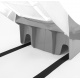 Doloni Slide with handle 243 cm White-grey