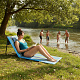 Linder Exclusiv Folding Beach Lounger Colorful