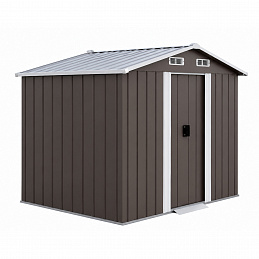 Aga Garden Shed 236x190x174 cm Taupe