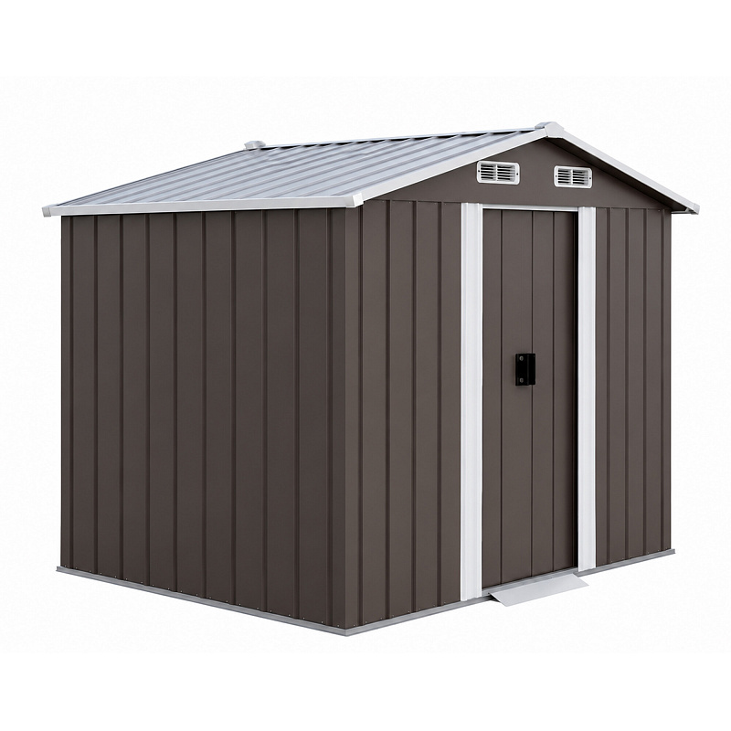 Aga Garden Shed 236x190x174 cm Taupe