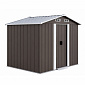 Aga Garden Shed 236x190x174 cm Taupe