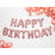 Balloon Decoration Happy Birthday 340cm x 35cm Pink