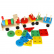 Aga Folding Wooden Train + Wagons