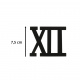 Aga Wall Clock Black Roman Numerals