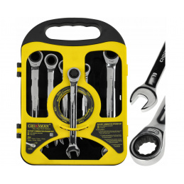 Ratchet wrenches 8mm - 19mm set of 7 pieces