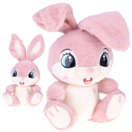 Plush Rabbit 40 cm Adorable Pink MALINKA with Bendable Ears ZA5922 Universal