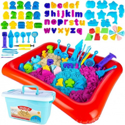 B29A1 KINETIC SAND COLORED SET 4.5KG MOLDS