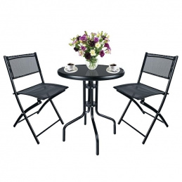 O15A BALCONY SET 2 CHAIRS TABLE