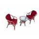 Aga Ratan Set SITA Brown/Dark Red