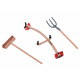 Figurines set of horses farm ZA2991C