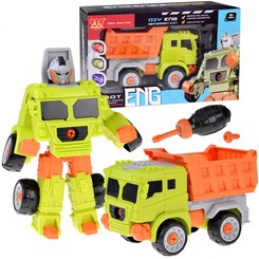 Super construction vehicle car-robot 2-in-1 dump truck ZA4704 B universal