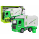 Garbage truck with light and sound function, green
